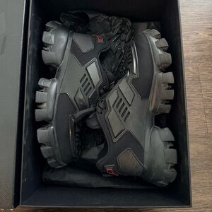 Prada cloudburst sneakers.